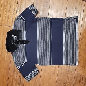 Shaun White  striped polo shirt